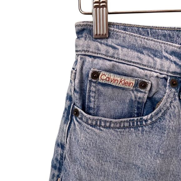 Calvin Klein Vintage Vibe Classic Blue Denim Original Straight Jeans in W26 - Picture 6 of 12